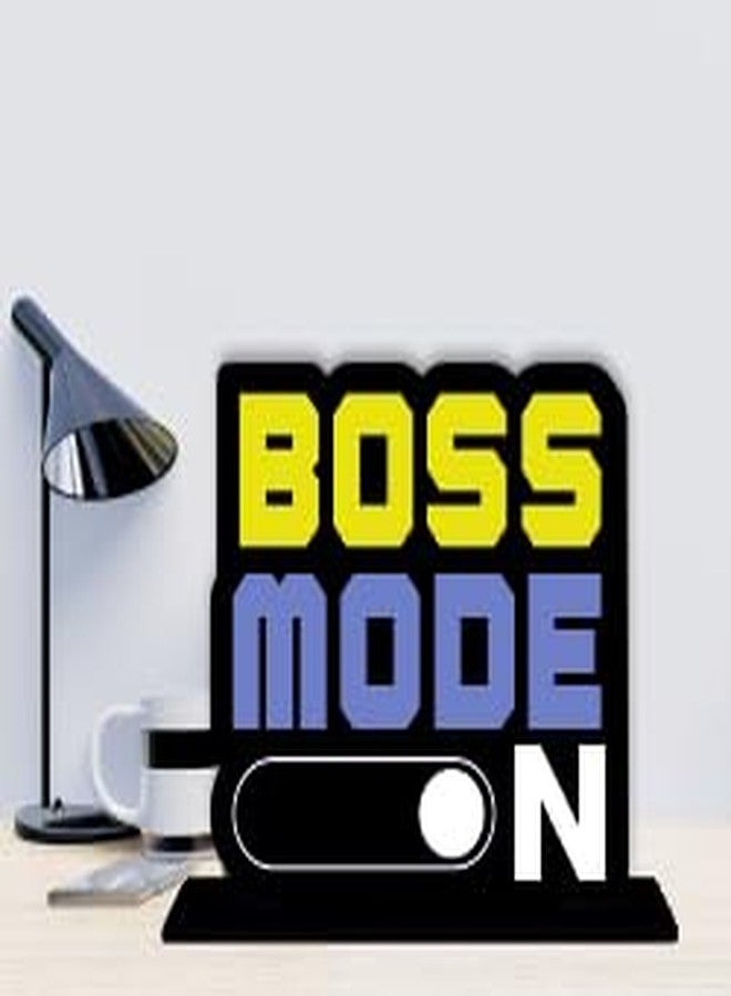 Giftplease Wooden Idols and Figurine Boss Mode on Table Decoration for Office Desk | Home Decor Item | Living Room | Modern Art Wood Showpiece Gift Item (TP-58) - Image 4